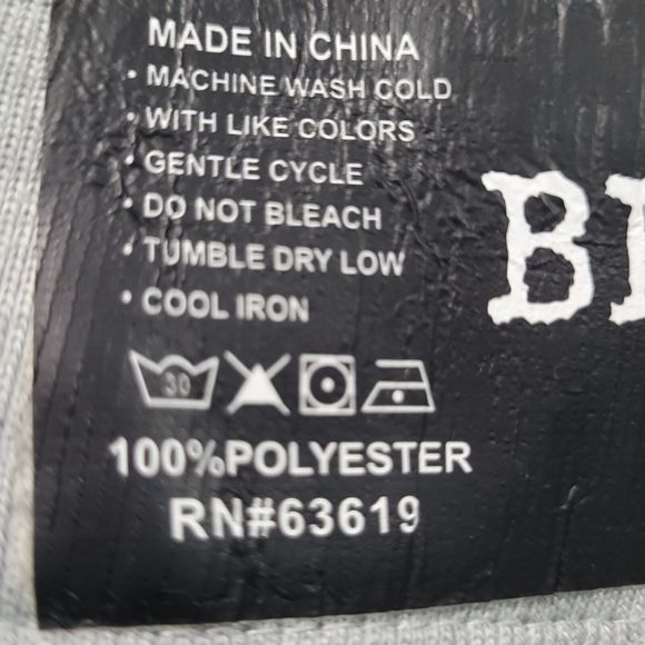 NWT Brooklyn Standard Joggers XL (36Wx31L) Adult Fleece Drawstring Gray Black - Picture 8 of 9